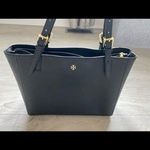 Tory Burch black tote in great condition!